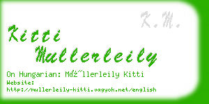 kitti mullerleily business card